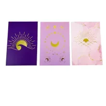 Set de 3 libretas con 32 hojas rayadas | Constelaciones