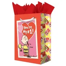 Bolsa de Regalo Mediana Peanuts de Barniz | San Valentín