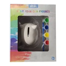 Alcancía para pintar de cerdito | Kit para niños