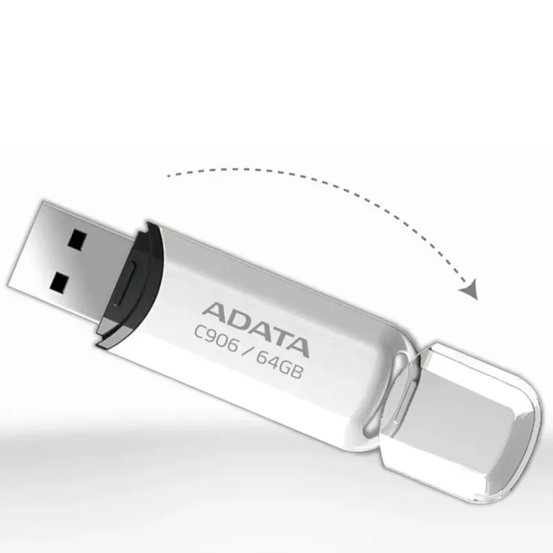memoria_usb_64_gb_adata_flash_c906_blanco