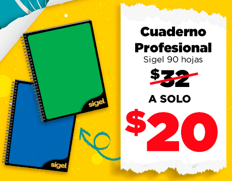 Cuaderno Profesional Rayado Sigel 90 hojas 