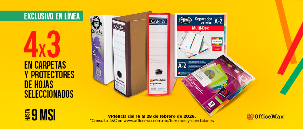 Carpetas y Accesorios OfficeMax