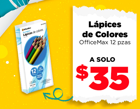 Lápices de Colores OfficeMax Redondo 12 pzas