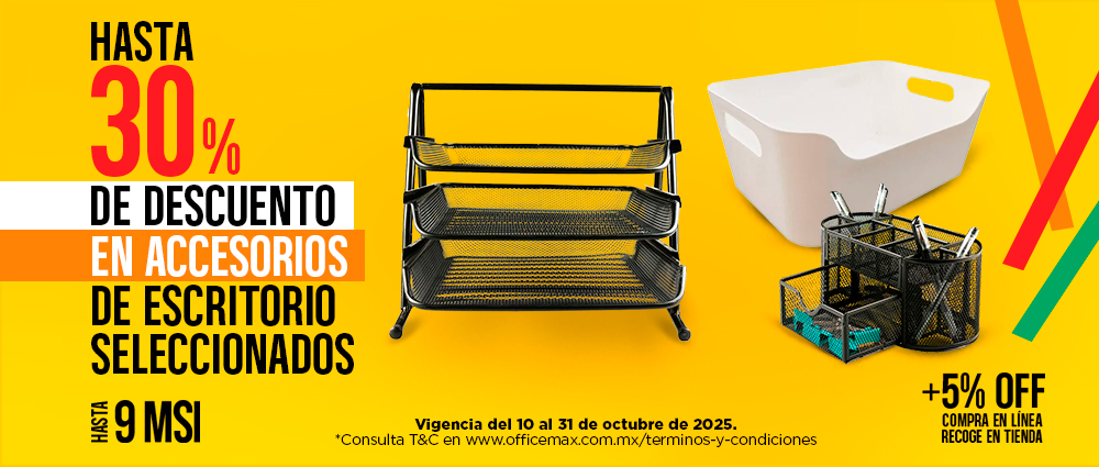 ACCESORIOS DE ESCRITORIO OFFICEMAX