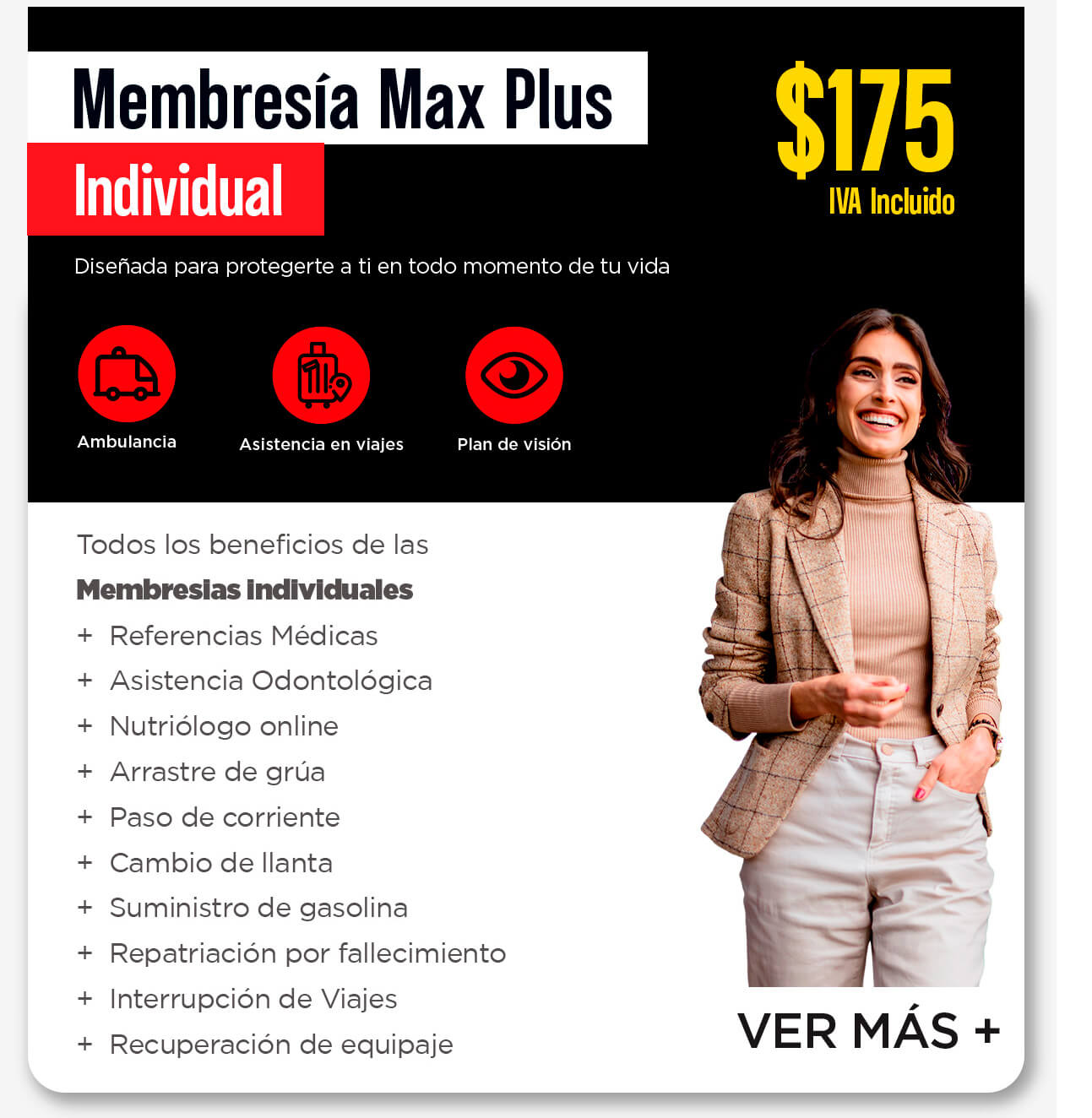 Membresía max plus  indiviudal